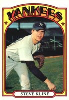 1972 Topps #467 Steve Kline Baseball Card