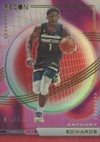 2022 Panini Recon #69 Anthony Edwards Holo Red Basketball Card