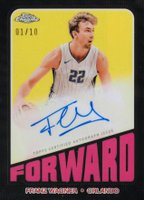 2023 Topps Chrome 1972 Topps Autographs #TAFW Franz Wagner Black Wave Refractor Basketball Card