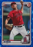 2020 Bowman Draft 1st Edition #BD41 Reid Detmers Blue Foil Baseball Card