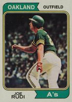 1974 Topps #264 Joe Rudi Baseball Card