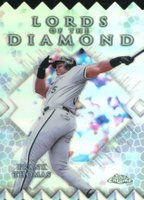 1999 Topps Chrome Lords of the Diamond #LD4 Frank Thomas Refractor Baseball Card