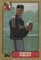 1987 Topps Tiffany #446 Chuck Finley Baseball Card
