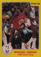 1986 Star Court Kings #18 Michael Jordan Basketball Card