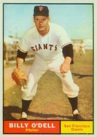 1961 Topps #96 Billy O'Dell Baseball Card