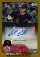 2023 Topps Chrome Update Autograph #ACCCA Corbin Carroll Gold Baseball Card