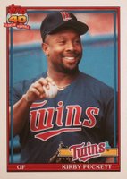 1991 O-Pee-Chee #300 Kirby Puckett Baseball Card