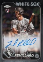 2024 Topps Chrome Rookie Autographs #RAZR Zach Remillard Baseball Card