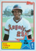 1983 Topps #386 Rod Carew Baseball Card