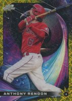 2022 Topps Cosmic Chrome Star Gaze #15 Anthony Rendon Gold Interstellar Refractor Baseball Card