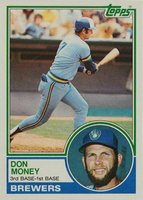 1983 Topps #608 Don Money Baseball Card