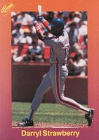 1989 Classic Travel Update 1 #108 Darryl Strawberry Baseball Card