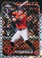 2024 Topps Chrome #131 Tyler Fitzgerald X-Fractor Baseball Card