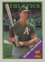 1988 O-Pee-Chee #394 Mark McGwire Baseball Card