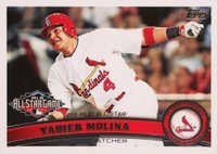 2011 Topps Update #US268 Yadier Molina Baseball Card