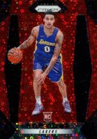 2017 Panini Prizm #283 Kyle Kuzma Fast Break Prizm-Red Basketball Card