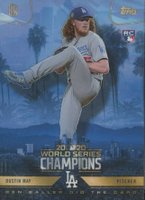 2020 Topps X Ben Baller los Angeles Dodgers World Series Champions #5 Dustin May Baseball Card