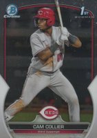 2023 Bowman Chrome Prospects #BCP125 Cam Collier Baseball Card