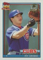 1991 Topps Desert Shield #214 Joe Girardi Baseball Card