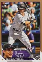 2023 Topps #616 Michael Toglia Gold Baseball Card