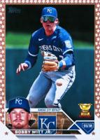 2023 Topps Complete Set #7 Bobby Witt Jr. Gold Star Baseball Card
