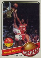 1979 Topps #100 Moses Malone Basketball Card