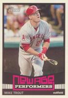 2015 Topps Heritage New Age Performers #NAP-5 Mike Trout Baseball Card