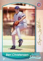2000 Bowman Chrome #391 Ben Christensen Refractor Baseball Card