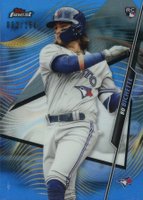 2020 Finest #27 Bo Bichette Blue Refractor Baseball Card
