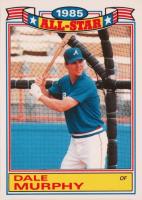 1986 Topps All-Star Glossy Set of 22 #18 Dale Murphy Baseball Card