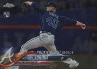 2018 Topps Chrome Update #HMT35 Michael Soroka Baseball Card