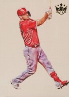 2021 Panini Diamond Kings Blank Slate #9 Mike Trout Baseball Card