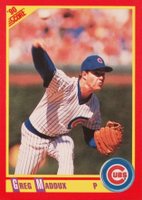 1990 Score #403 Greg Maddux Baseball Card