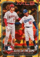2024 Topps Chrome Sapphire #138 Mookie Betts/Shohei Ohtani Gold Baseball Card