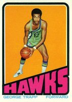 1972 Topps #38 George Trapp Basketball Card