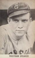 1961 Exhibits Wrigley HOF # Tristram Speaker Baseball Card