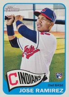 2014 Topps Heritage  #H590 Jose Ramirez Baseball Card