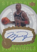 2003 Upper Deck Triple Dimensions Standout Signatures #STA5 Michael Jordan Basketball Card