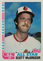 1982 Topps #555 Scott McGregor Baseball Card
