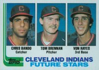 1982 Topps #141 Indians Future Stars Baseball Card