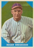 1960 Fleer Baseball Greats #8 Roger Bresnahan Baseball Card