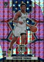 2021 Panini Mosaic #255 Cameron Thomas Purple Mosaic Basketball Card