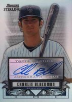 2008 Bowman Sterling Prospects #BSPCB Charlie Blackmon Autograph-Refractor Baseball Card