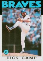 1986 Topps #319 Rick Camp Baseball Card