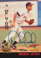 1994 Signature Rookies Hottest Prospects #S4 Derek Jeter Autograph-D.G. Only Baseball Card