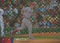 2020 Stadium Club Chrome #1 Mike Trout X-Fractor Baseball Card