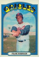 1972 Topps #100 Frank Robinson Baseball Card