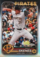 2024 Topps Chrome Update #USC27 Paul Skenes Refractor Baseball Card