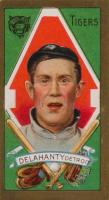 1911 Gold Borders #47 Jim Delahanty Baseball Card