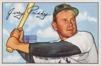 1952 Bowman #139 Jerry Priddy Baseball Card